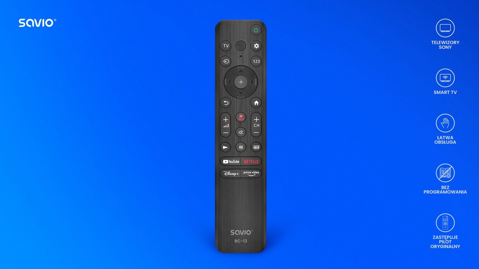 Univerzalni daljinski upravljalnik RC-13 za TV Sony 6