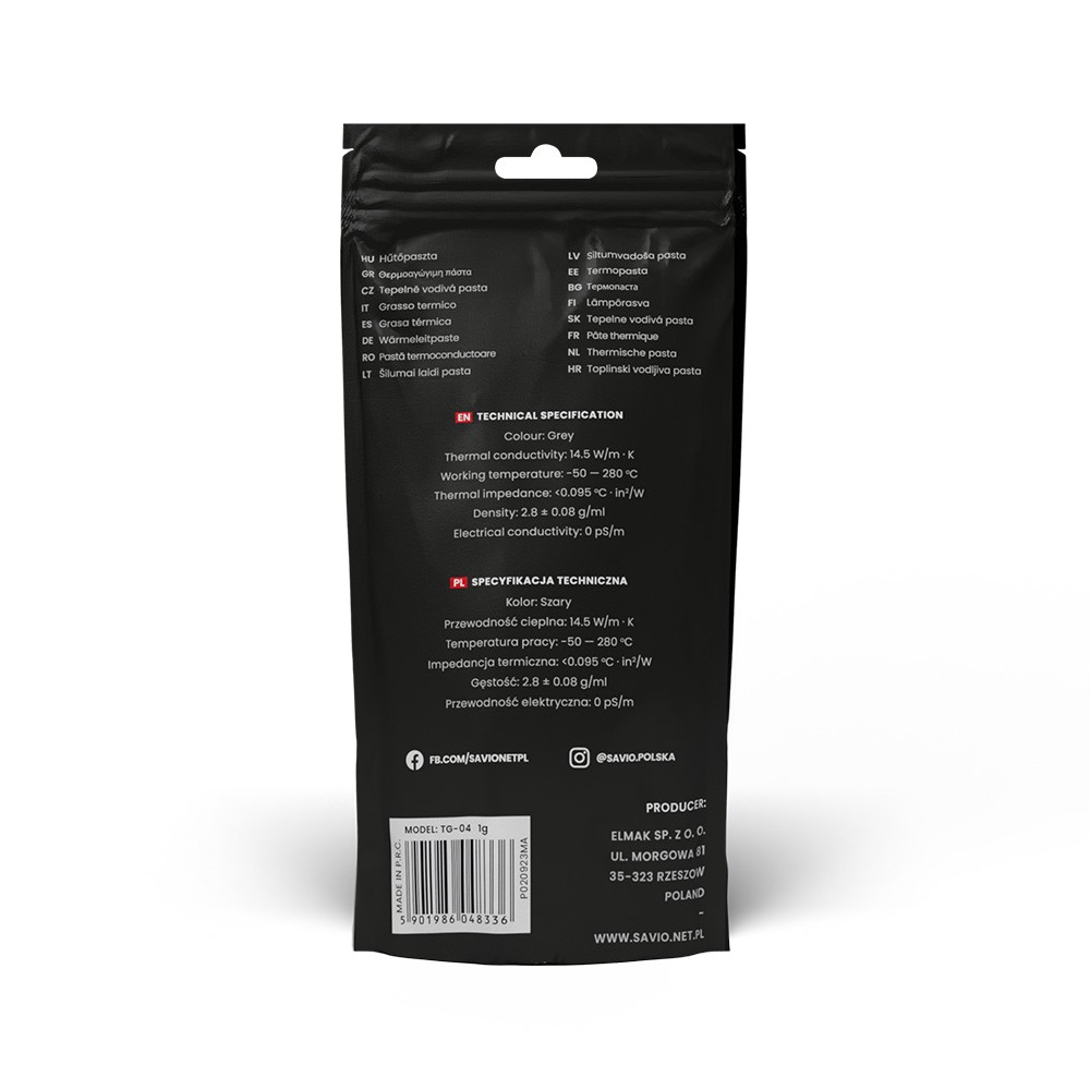 Termalna pasta 14,5W/mK, 1g 3