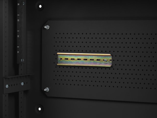 Lanberg Rack omarica, viseča, 19", 4U+3U, 540x200mm, črna 7
