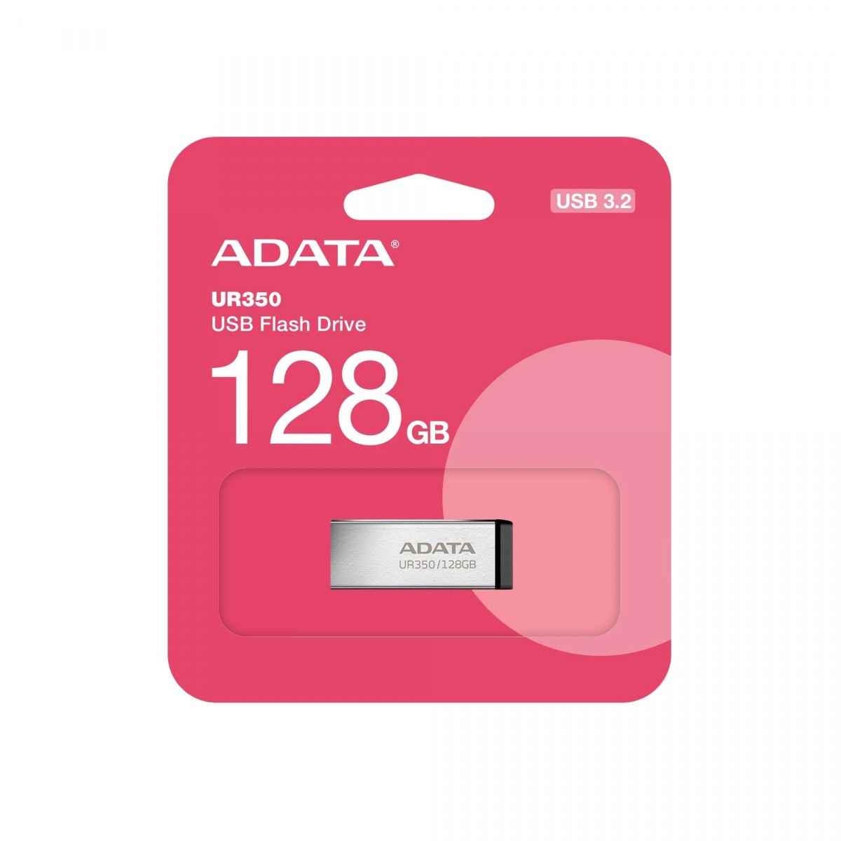 USB ključek 128GB, UR350, USB 3.2 Gen1, kovinski, črn 3