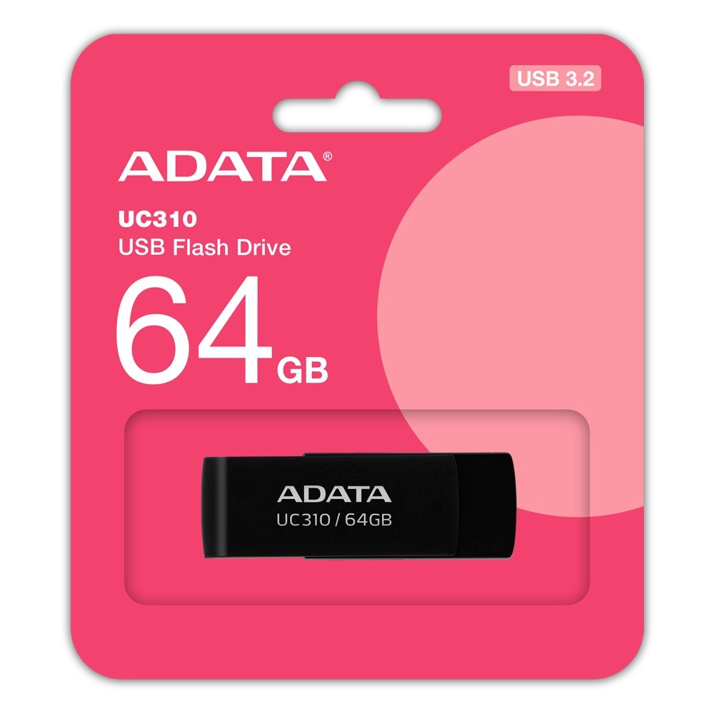 USB ključek Adata UC310 64GB, USB 3.2, črn 5