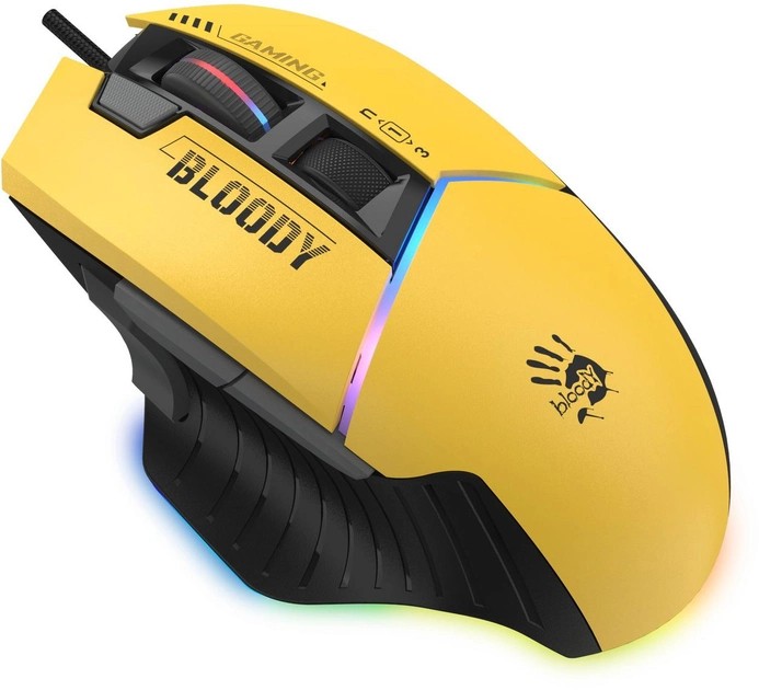 Miška Bloody W95 Max USB Sports, Lime 2