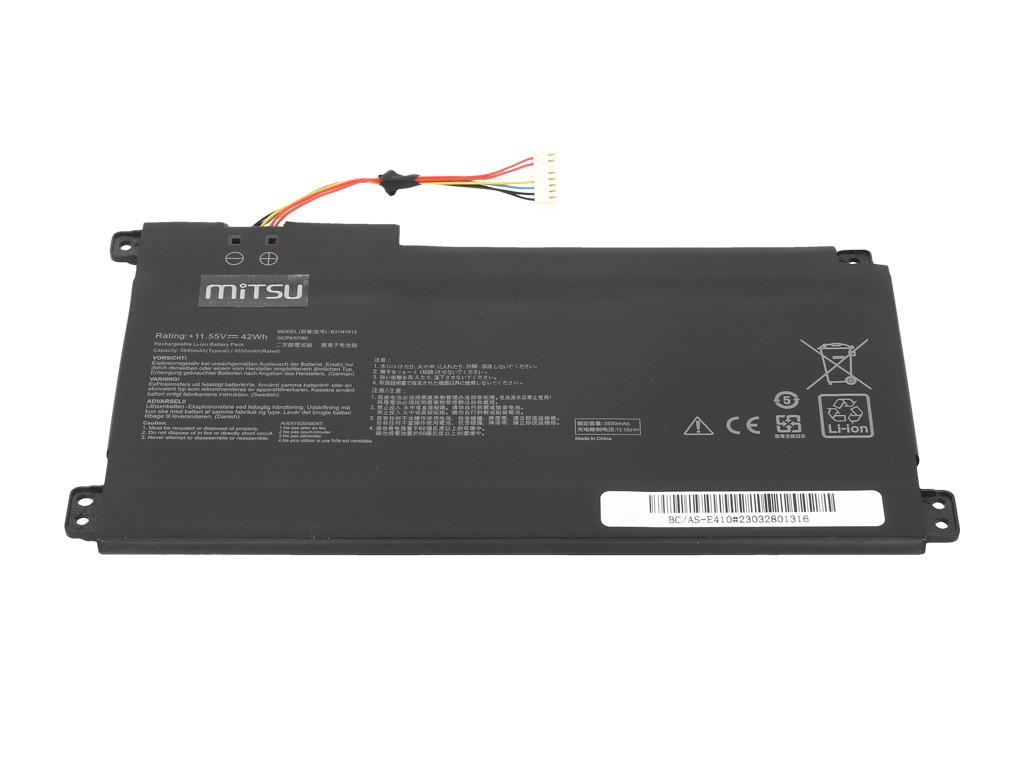 Baterija za Asus E410MA L410MA, 3550 mAh 2