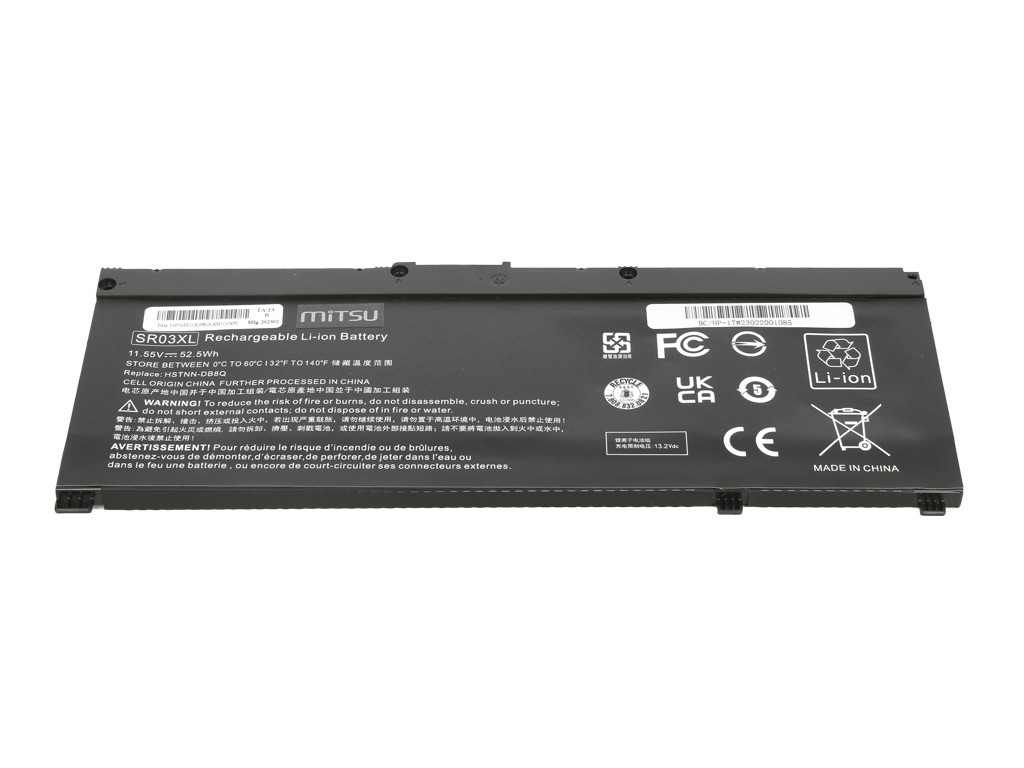 Nadomestna baterija za HP GAMING 15/17 OMEN (SR03XL) 3