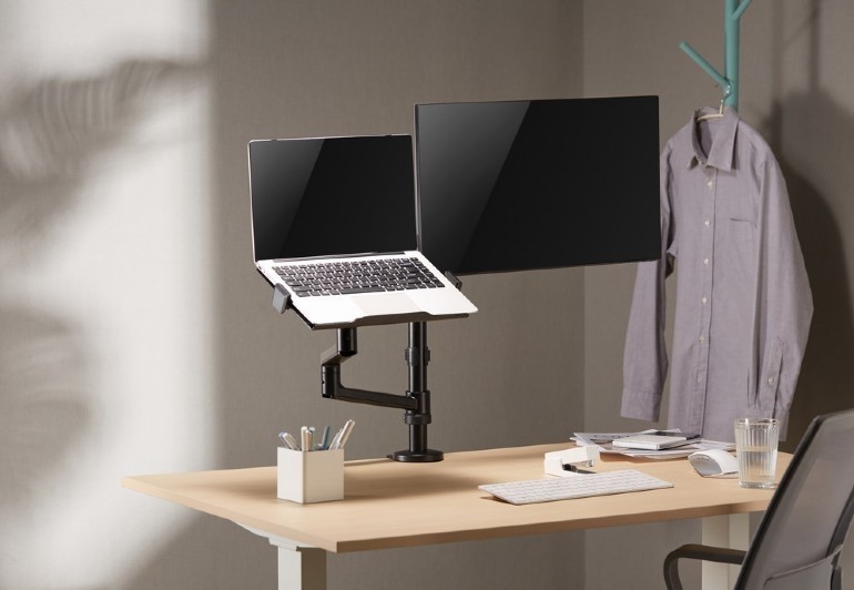 Stojalo za monitor do 27'' in prenosnik do 17'' Gembird 4