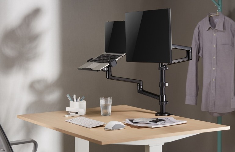 Stojalo za monitor do 27'' in prenosnik do 17'' Gembird 5