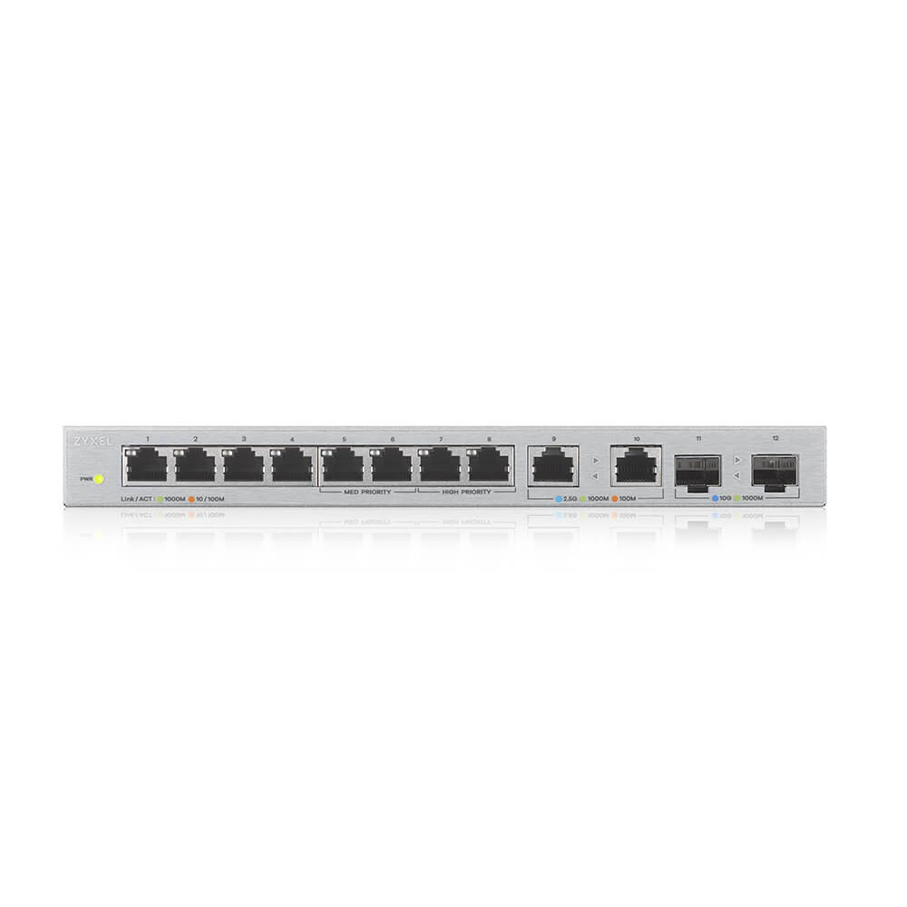 Upravljano stikalo Gigabit 12-portno (8x1G, 2x2.5G, 2xSFP+) XGS1010-12 3