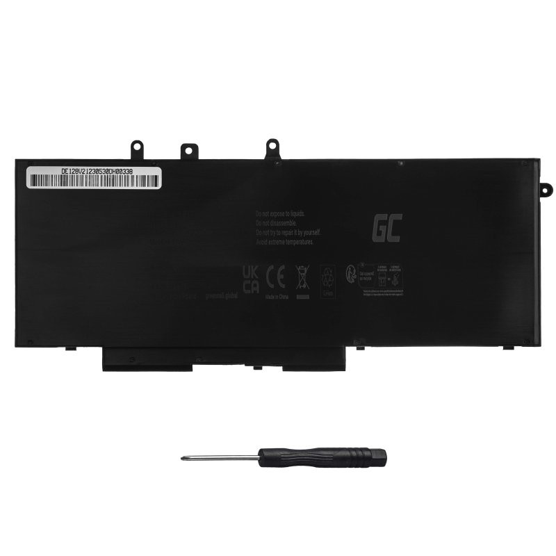 Baterija 93FTF GJKNX 7,6V 6200mAh za Dell Latitude 5290, 5490, 5580 3