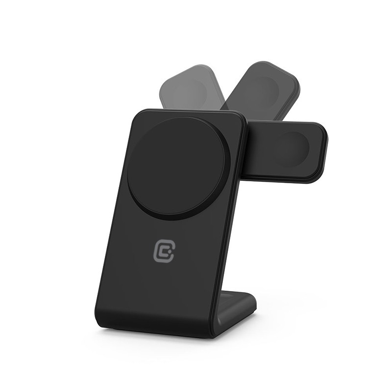 Brezžični polnilnik MagSpot Stand 3v1 z MagSafe za iPhone, Apple Watch in AirPods (črn) 6