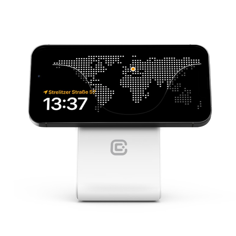Brezžični polnilnik MagSpot Stand 3v1 z MagSafe za iPhone, Apple Watch in AirPods (bel) 3