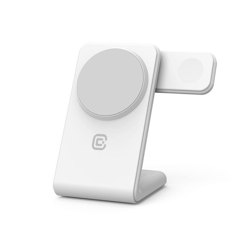 Brezžični polnilnik MagSpot Stand 3v1 z MagSafe za iPhone, Apple Watch in AirPods (bel) 7