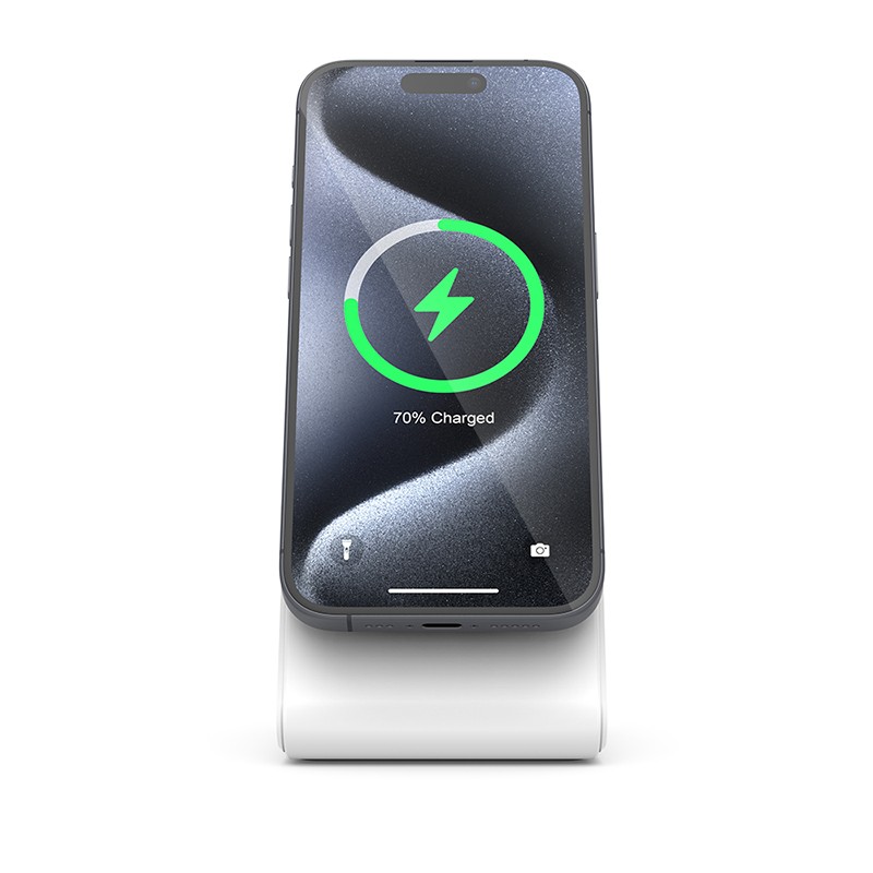 CRONG Bežični punjač MagSpot Stand 2u1 za iPhone i AirPods 3