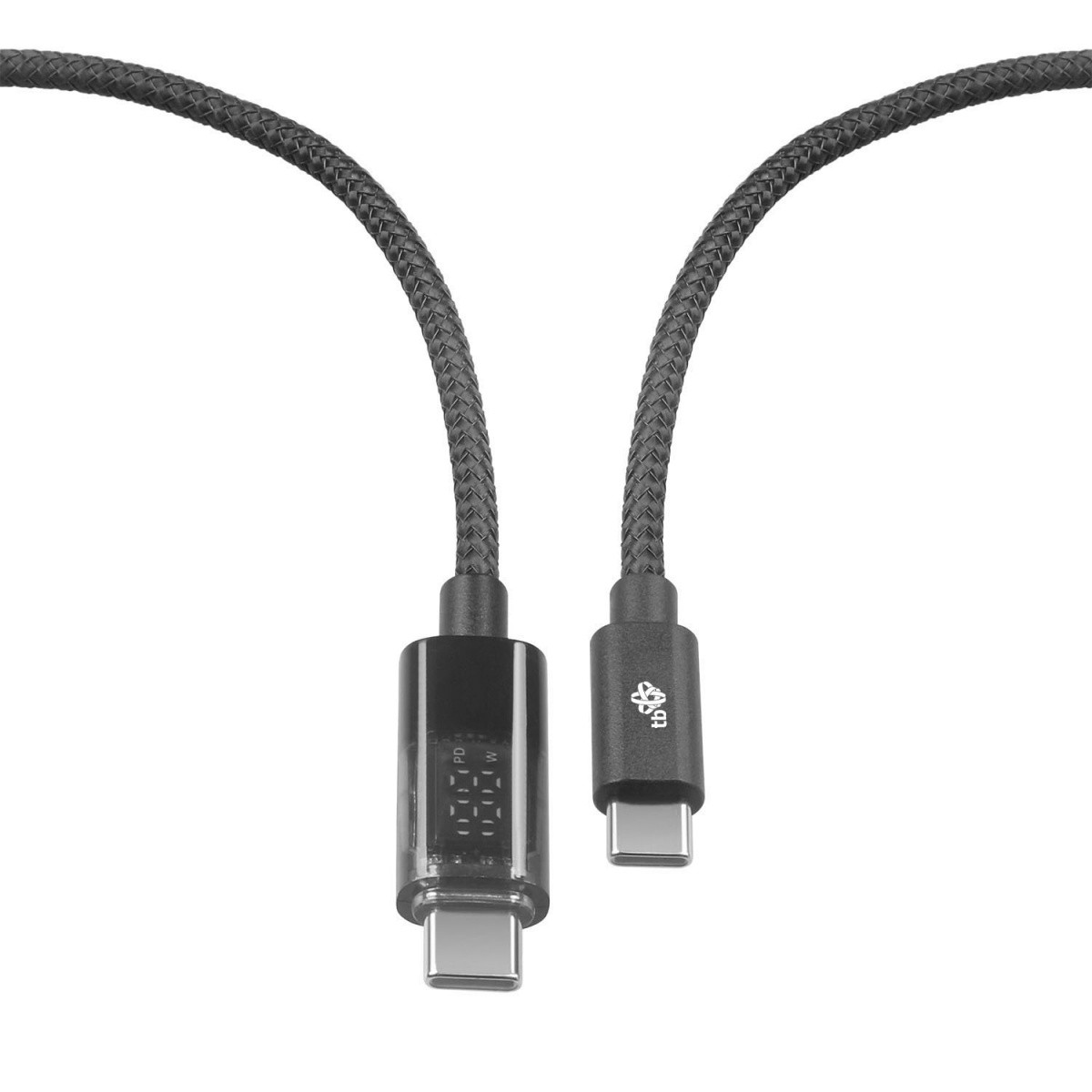 USB-C v USB-C kabel, 1m, z LED indikatorjem polnenja (100W) 5