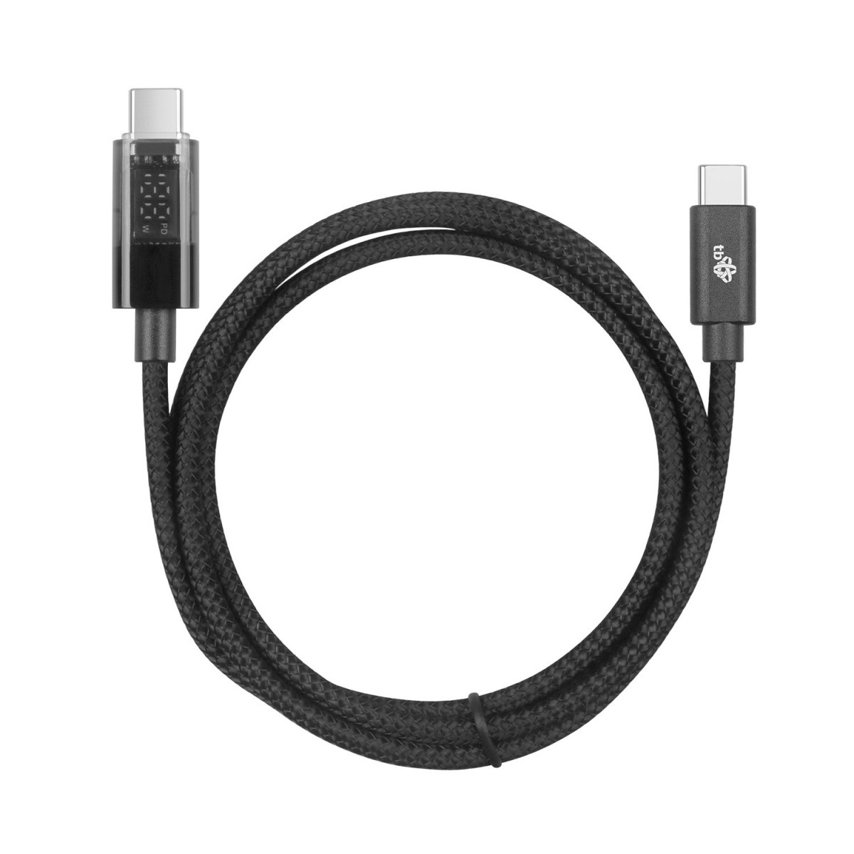 USB-C v USB-C kabel, 1m, z LED indikatorjem polnenja (100W) 7