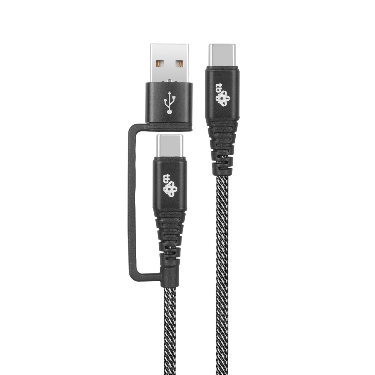 Kabel 2v1: USB-C na USB-C s priključkom USB-A, 1.2 m 4