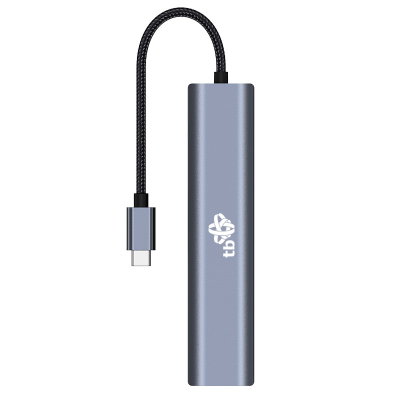 Adapter HUB USB-C 6v1: HDMI, 3x USB, PD, RJ-45 4