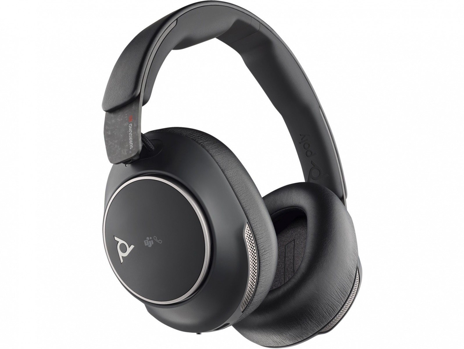 POLY Voyager Surround 80 UC MS slušalke, USB-C + USB-C/A adapter 2