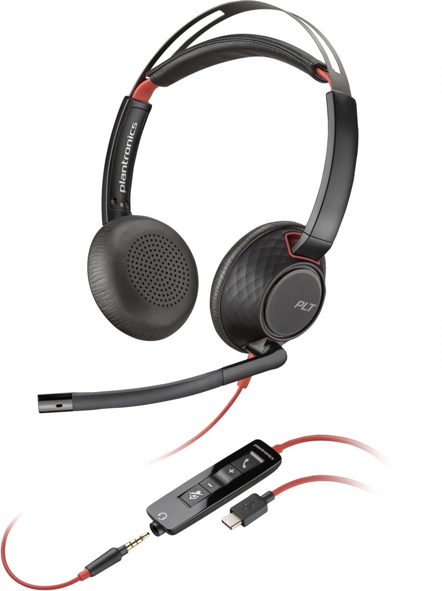 Slušalke Blackwire 5220 USB-C + 3.5mm + adapter
