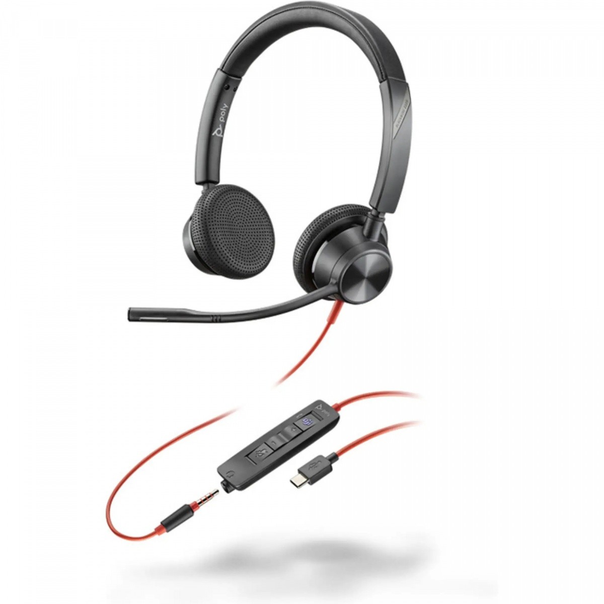 Slušalke Blackwire 3325 MS USB-C + 3.5mm