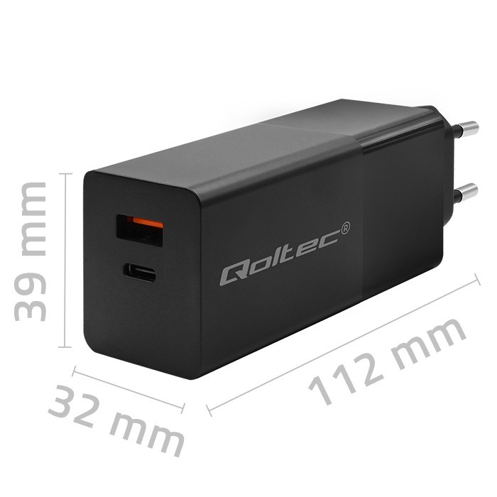GaN Power Pro 100W polnilnik USB-C + USB 3