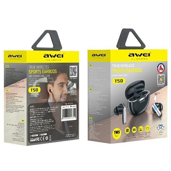 Bluetooth TWS slušalke T50 Pro Črne 2