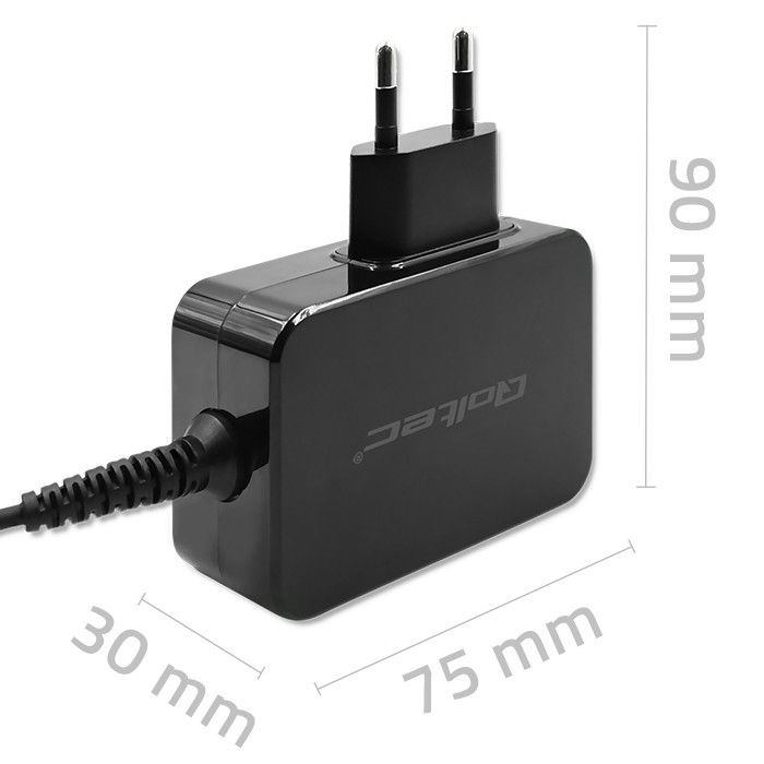 65W USB-C GaN polnilec Power Pro Črn 4
