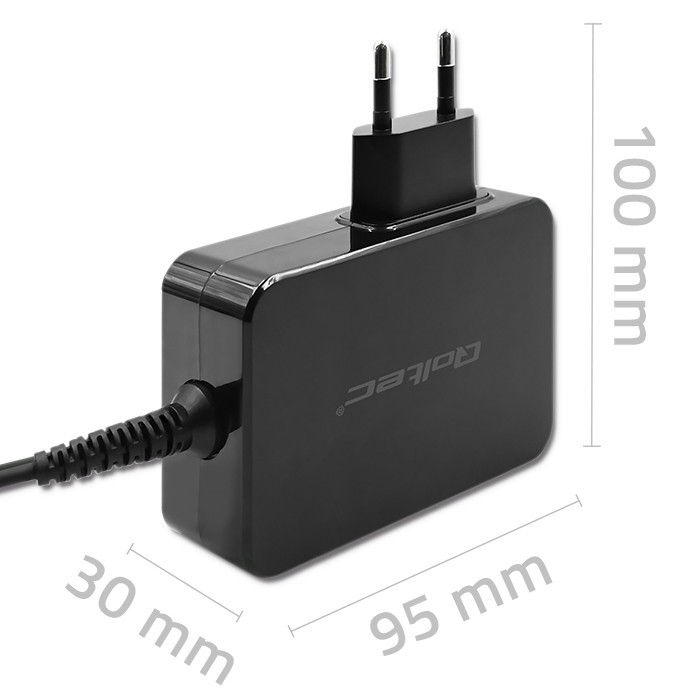 100W USB-C GaN polnilec Power Pro Črn 4