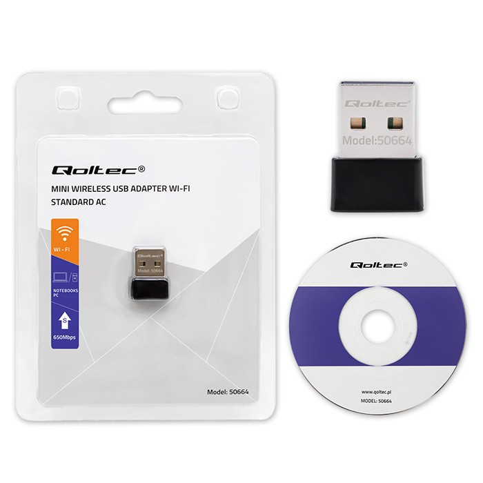 Ultra hiter Wi-Fi USB adapter AC 650Mbps 5