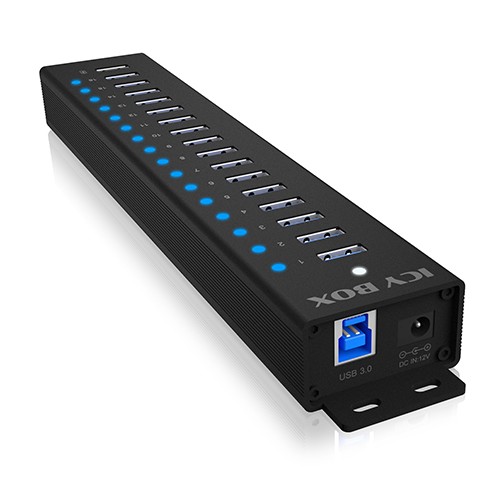 USB HUB 16+1 portov IB-HUB1717, 96W napajalnik 2