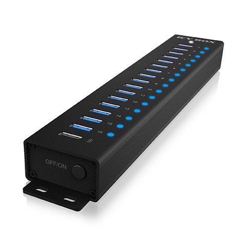 USB HUB 16+1 portov IB-HUB1717, 96W napajalnik