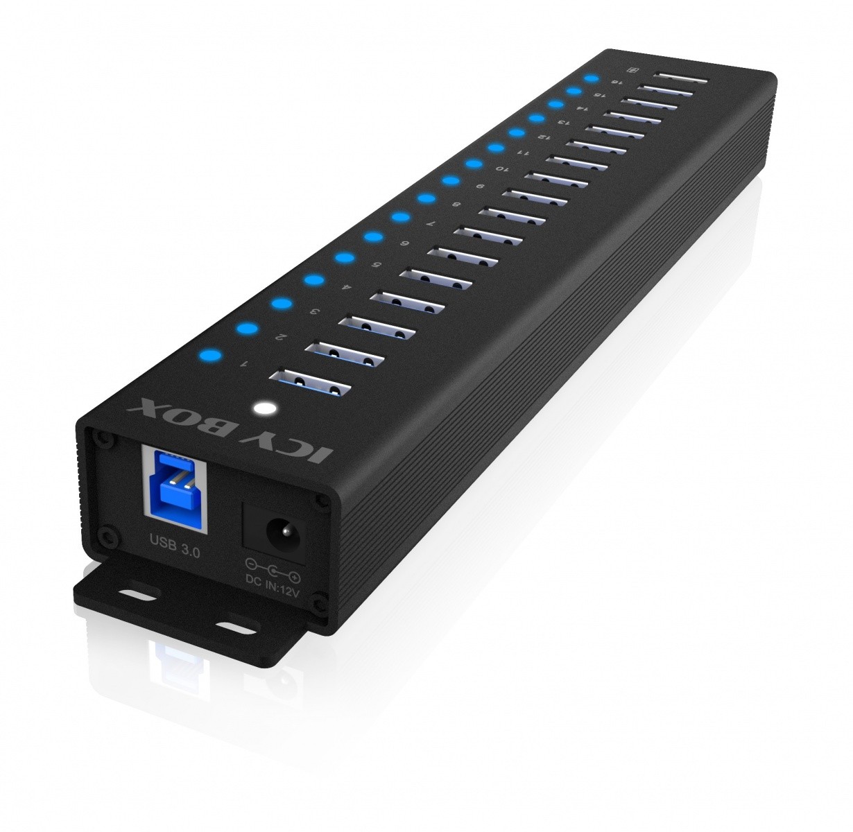 USB HUB 16+1 portov IB-HUB1717, 96W napajalnik 5