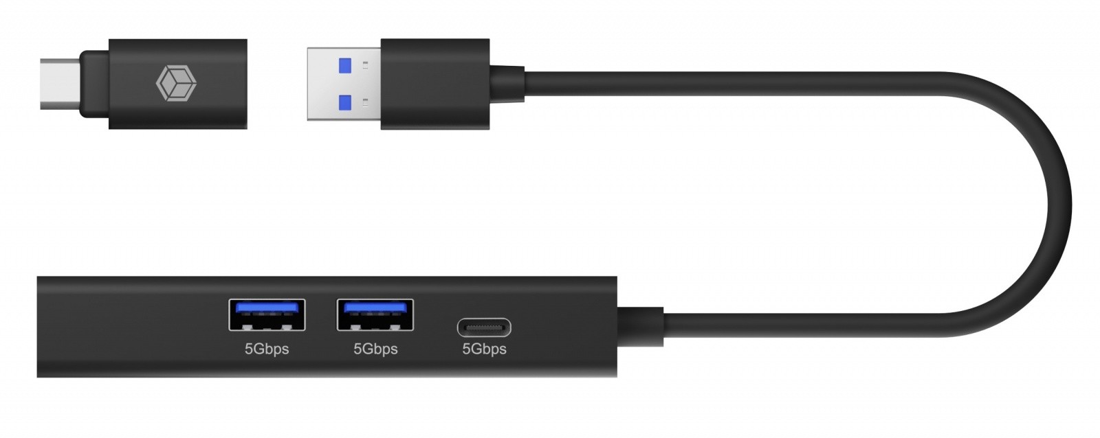 4v1 HUB IB-HUB1439-LAN z USB-C, USB-A in LAN 6
