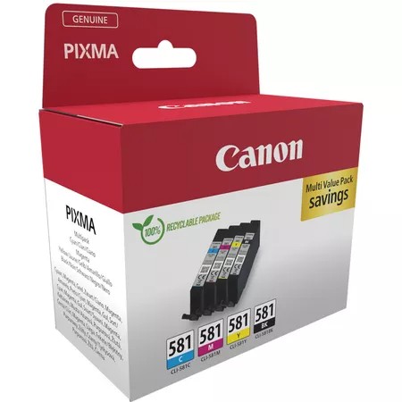 Canon CLI-581 Multipack (C/M/Y/BK) črnila (2103C007) 2
