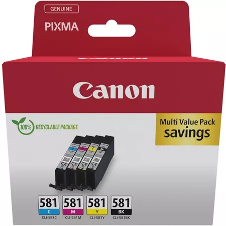 Canon CLI-581 Multipack (C/M/Y/BK) črnila (2103C007)