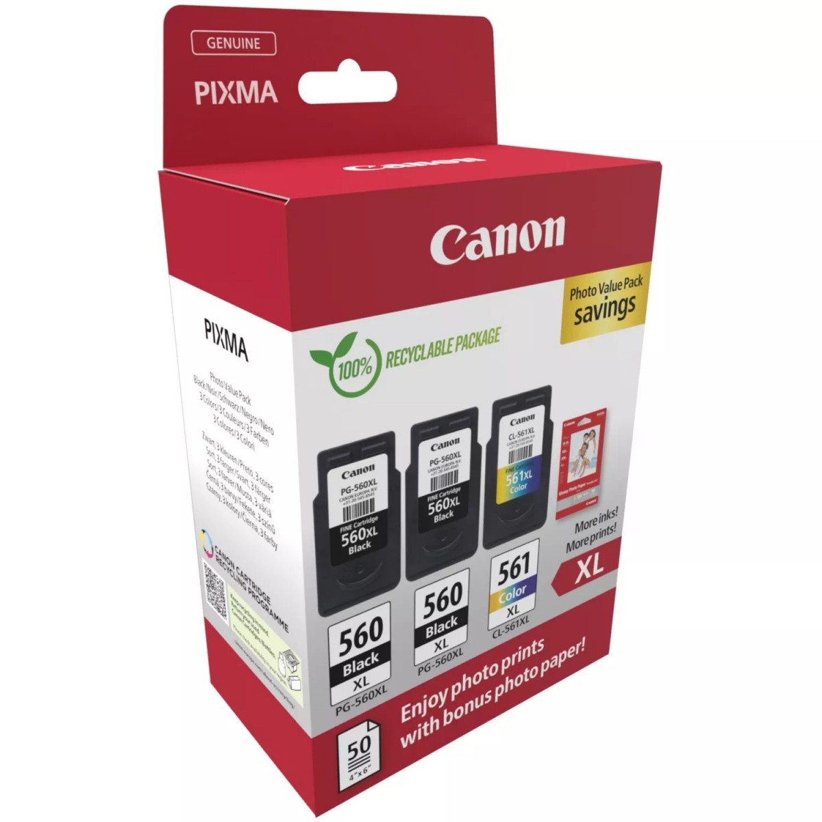 Canon Tinta PG-560XL / CL-561XL Photo Value 2