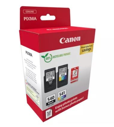 Multipack črnih in barvnih kartuš PG-540/CL-541 Photo Value 2