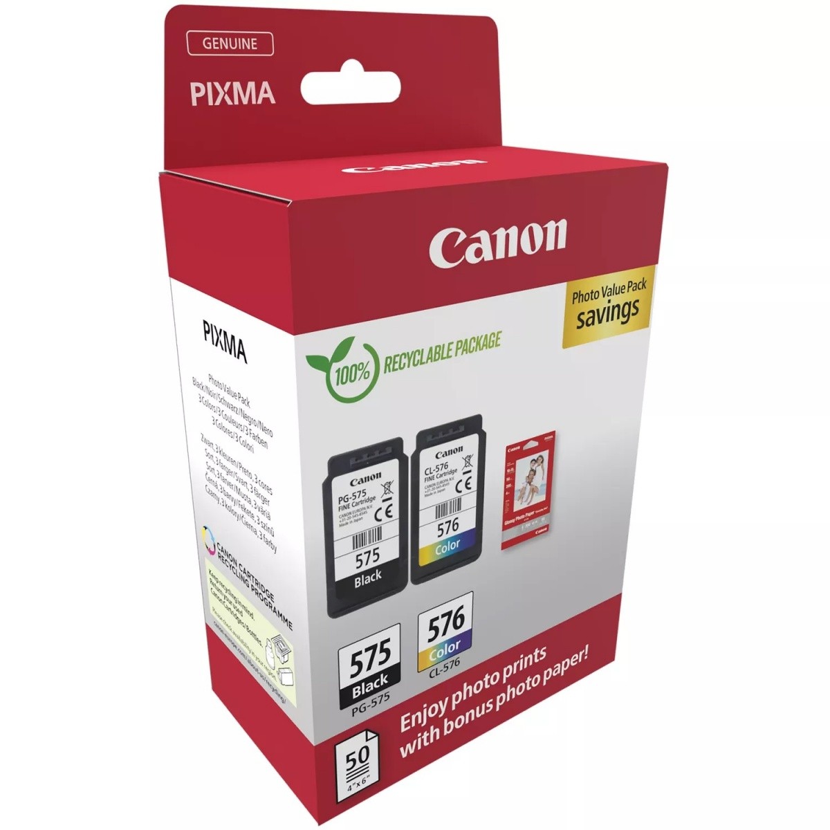 Canon Tiskalna kartuša PG-575/CL-576 Photo Value (5438C004) 2