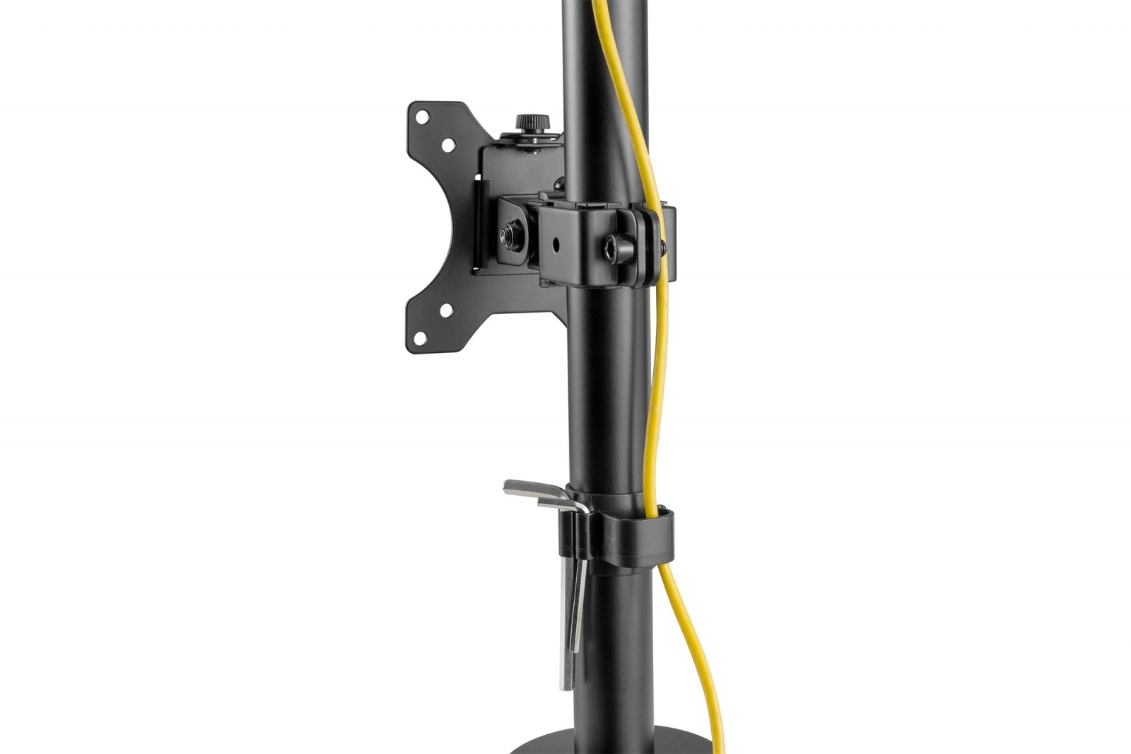 Namizni nosilec za 2x LCD do 32 palcev 8kg, vpenjalni, črn 6
