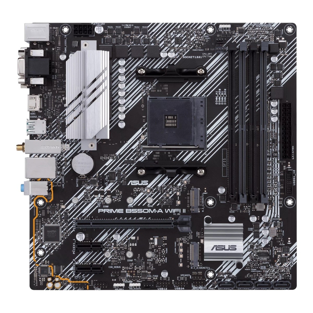 Matična plošča Prime B550M-A WIFI II, AM4, 4DDR4, HDMI, M.2, mATX
