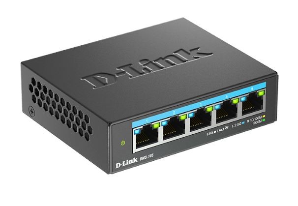 Neupravljano stikalo DMS-105 5x2.5GE Multigigabit