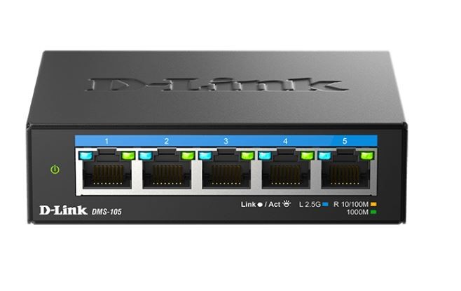 Neupravljano stikalo DMS-105 5x2.5GE Multigigabit 3