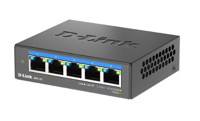 Neupravljano stikalo DMS-105 5x2.5GE Multigigabit 4
