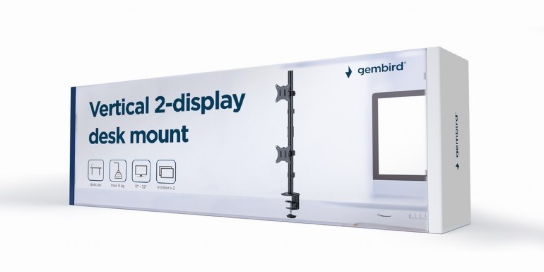 Nosilec za 2 monitorja 17-32" do 9 kg 6