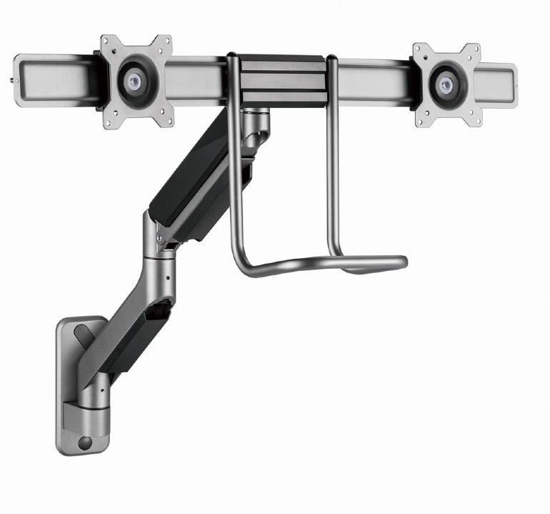 Gembird stenski nosilec za 2 monitorja 17-32"