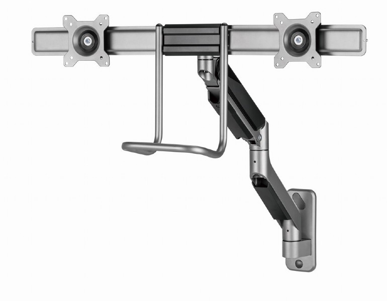 Gembird stenski nosilec za 2 monitorja 17-32" 2