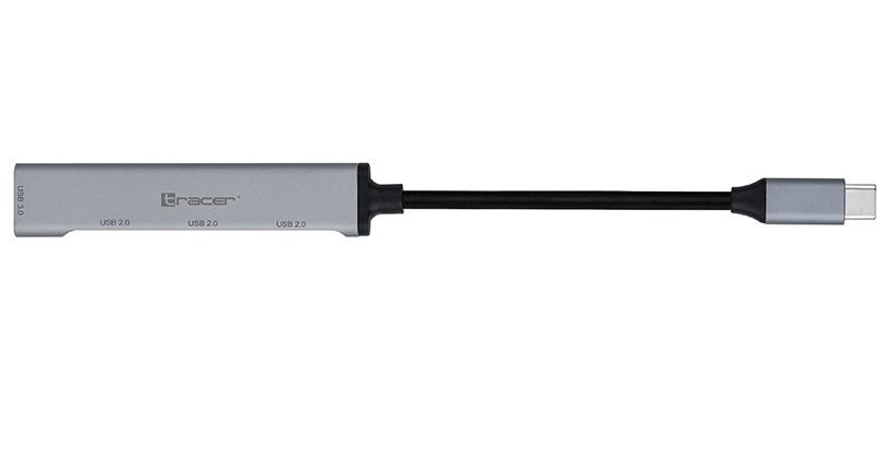 Tracer USB 3.0 HUB H40, 4 vrata, USB-C 4