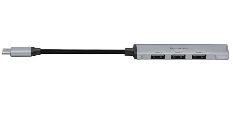 Tracer USB 3.0 HUB H40, 4 vrata, USB-C 5