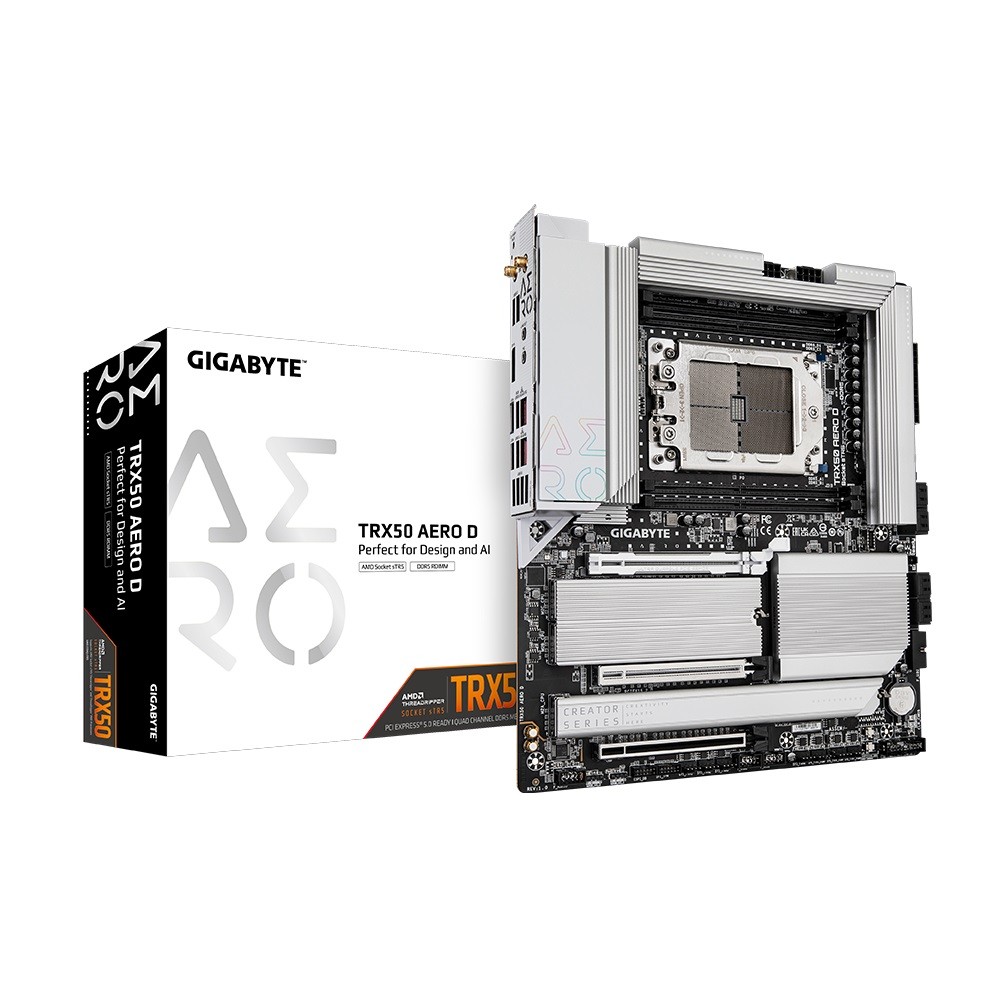 Gigabyte TRX50 AERO D matična plošča sTR5, 4xDDR5, HDMI, USB, 4xM.2, eATX