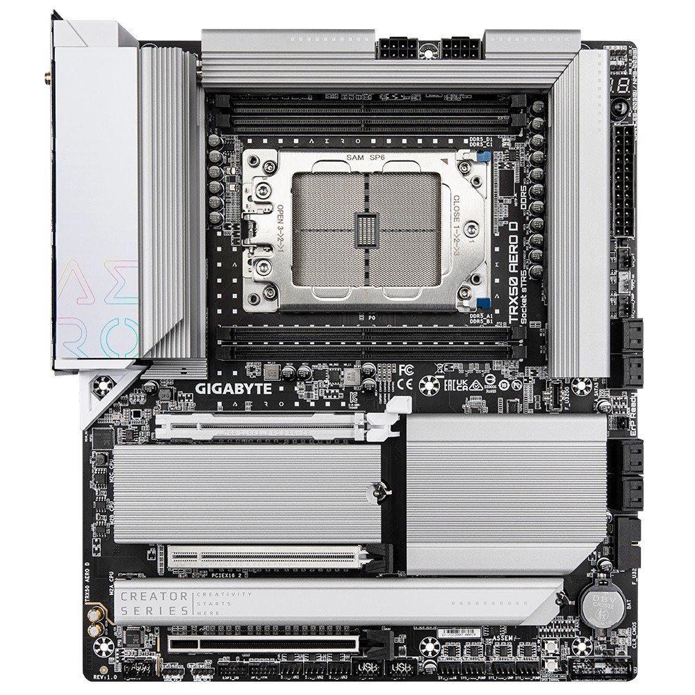 Gigabyte TRX50 AERO D matična plošča sTR5, 4xDDR5, HDMI, USB, 4xM.2, eATX 2