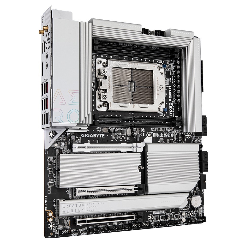 Gigabyte TRX50 AERO D matična plošča sTR5, 4xDDR5, HDMI, USB, 4xM.2, eATX 3